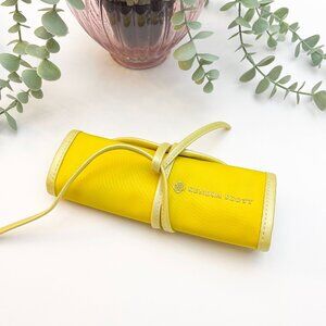 Kendra Scott Travel Roll Jewlery Organizer Yellow Suede